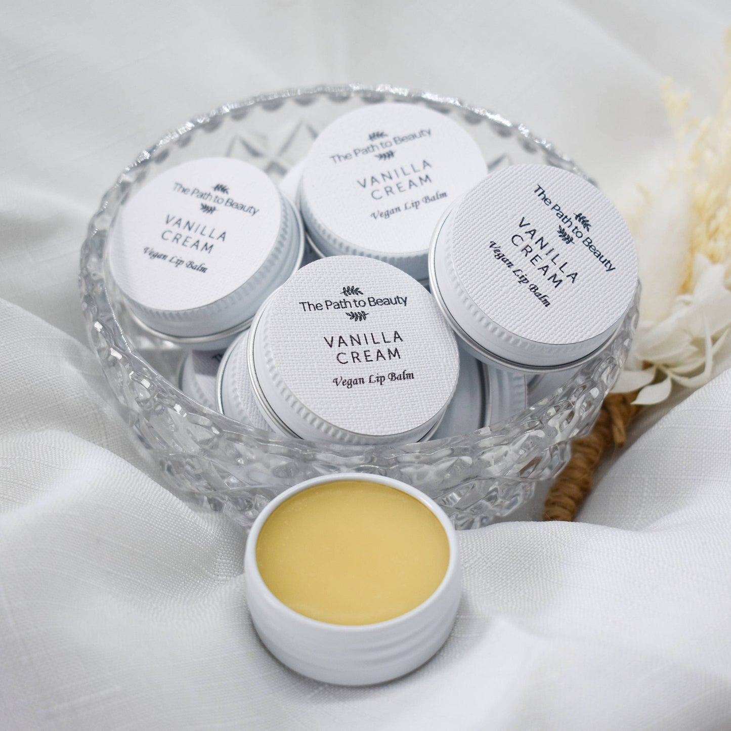 Vegan Lip Balm ~ Vanilla Cream